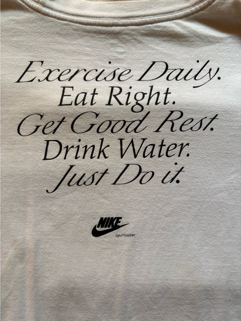 Nike Athletic White Tee